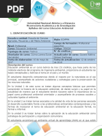 Syllabus Del Curso Educacion Ambiental.