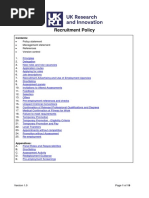 UKRI Recruitment Policy