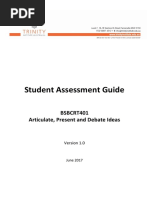 BSBCRT401 Student Assessment Guide