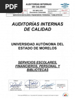 Procedimiento Auditorias Internas P-SGC-003