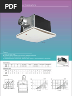 Ceiling Mounted Sirocco Ventilating Fans: Features