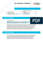 Red Hat Openshift Container Platform Cheat Sheet