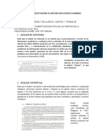 Análisis de Texto Desde El Metodo de Luis Rico Romero