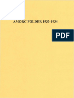 Amorc Folder 1933-1934 (Revised)