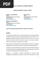 Trabajo Historia V Casa de La Familia Atanasio Girardot