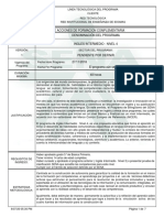 Informe Programa de Formación Complementaria