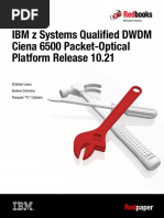 IBM Z Systems Qualified DWDM Ciena 6500 Packet-Optical Platform Release 10.21