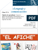 Lenguaje Clase Nº6 Conocer Caracteristicas Del Afiche