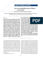 Dysembryoplastic Neuroepithelial Tumors: Where Are We Now?: Tumors and Tumoral Epilepsy