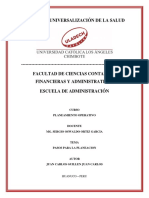 Proceso Del Plan Operativo PDF