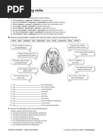 Reporting Verbs: Solutions 2nd Edition Upper-Intermediate