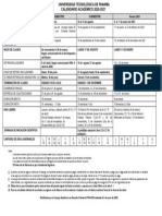 Utp Calendario Academico 2020 2021