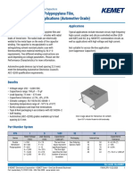 R76, Double Metallized Polypropylene Film, Radial, DC and Pulse Applications (Automotive Grade)