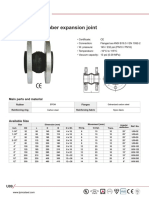 Single Sphere Rubber Expansion Joint: Main Parts and Material