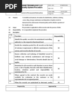 QSP Control of Documented Information