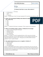 Gynecology & Obstetrics MCQ