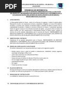 TDR Asitente Administrativo EJEMPLO