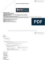 Oracle PREMIUM 1z0-808 by - VCEplus 32q-DEMO PDF