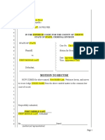 MOTION RECUSE JUDGE Template