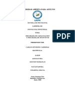 Trabajo Final Programa de Capacitacion y Plan de Incentivos