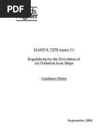 MARPOL 73/78 Annex VI Regulations For The Prevention of Air Pollution From Ships