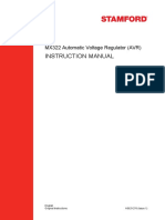 Instruction Manual: MX322 Automatic Voltage Regulator (AVR)