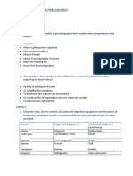 Sithccc001 Use Food Preparation Equipment: Formative Assessments