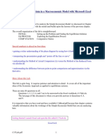 Chapter 17: Equilibrium in A Macroeconomic Model With Microsoft Excel