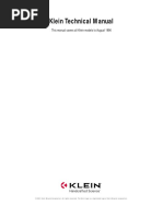 Klein Pre97 - Tech - Manual PDF