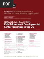 IBISWorld - Child Education & Developmental Center Franchises in The US - 2018