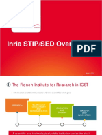 Inria STIP/SED Overwiew: March 2017