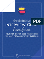 Interview Guide Cheat Sheet