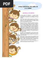 Características Del Niño de 1 A 2 Años