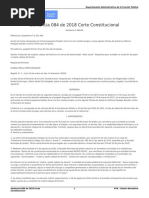 Sentencia 084 de 2018 Corte Constitucional