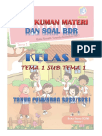 Soal BDR Kelas 1 Tema 1 ST 1