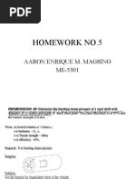 Homework No.5: Aaron Enrique M. Magsino ME-5301