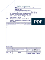 STR-RP144-RA-BSN-Compliance Report For Comments On Des & Drawings For Super-structure-River Bridge