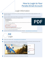 How To Login To Your Peralta Email Account