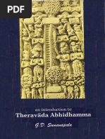 An Introduction To Theravada Abhidhamma PDF