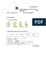 English Test. Grupo 56 Module 2 y 3