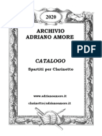 Catalogo Degli Spartiti Per Clarinetto 2 PDF