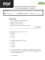 Avaliação Matemativa - Forms