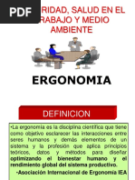 Seguridad Semana 6 Ergonomia