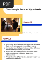 Two-Sample Tests of Hypothesis: Mcgraw-Hill/Irwin