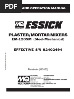 Essick Mortar Mixers