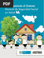 Cartillas de Aseguramiento Al Sistema General de Seguridad Social en Salud