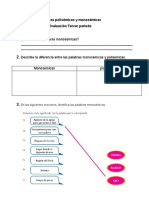 Evaluació Quinto Palabras Polisemicas