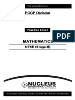 Mathematics NTSE Stage 2