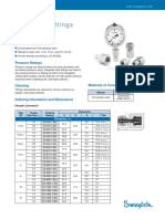 RJ Gauge Fittings and Gaskets: Features