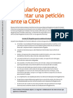 Petición Ante La CIDH